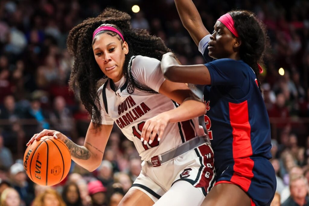 Kamilla Cardoso to miss 2 South Carolina games to play for Brazil ...