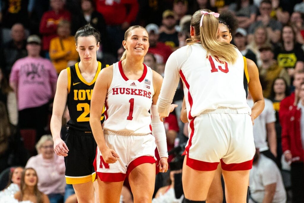 nebraska iowa women's basketball