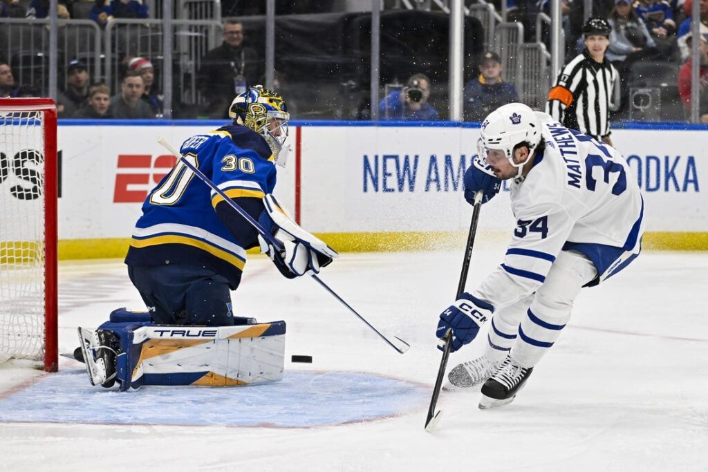 maple leafs blues
