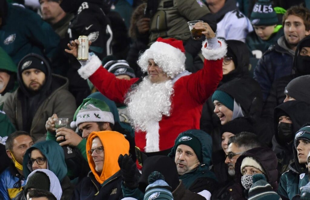 football fan santa
