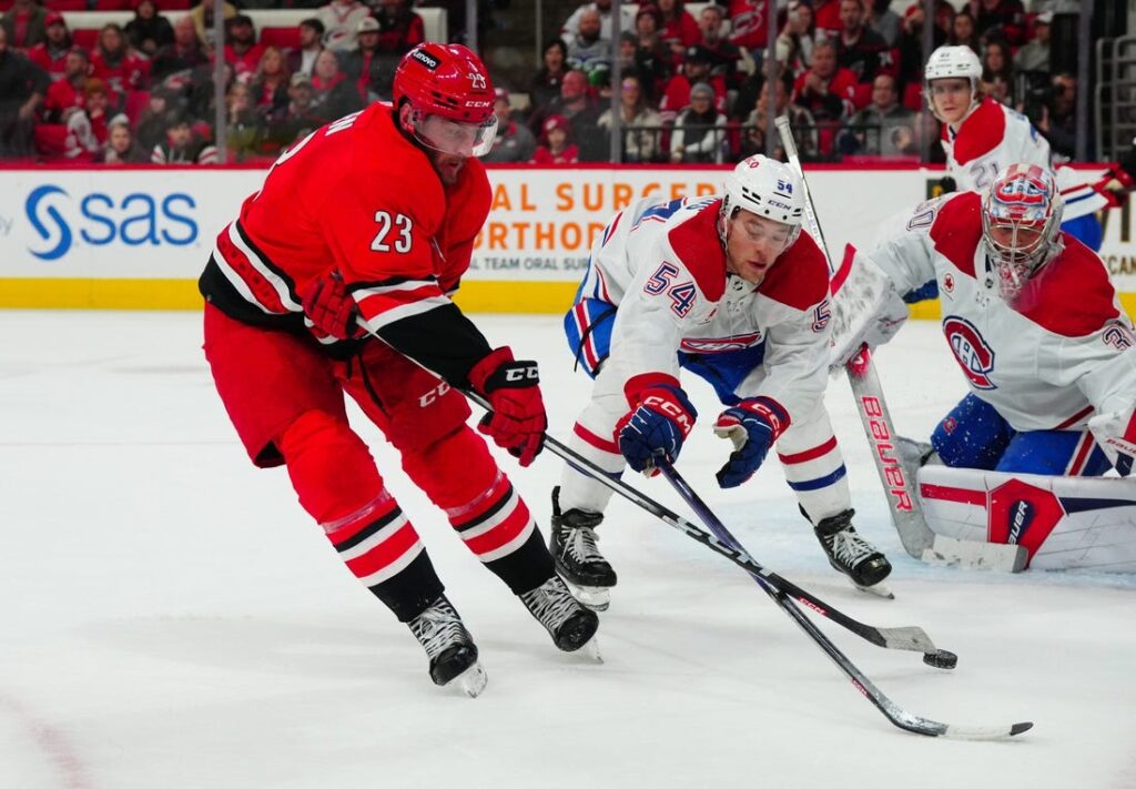 Hurricanes, Canadiens