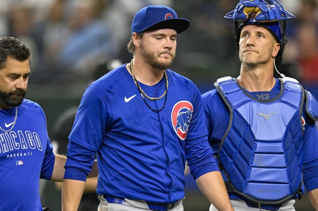 Cubs ace Justin Steele exits '24 opener with leg injury - Field Level ...