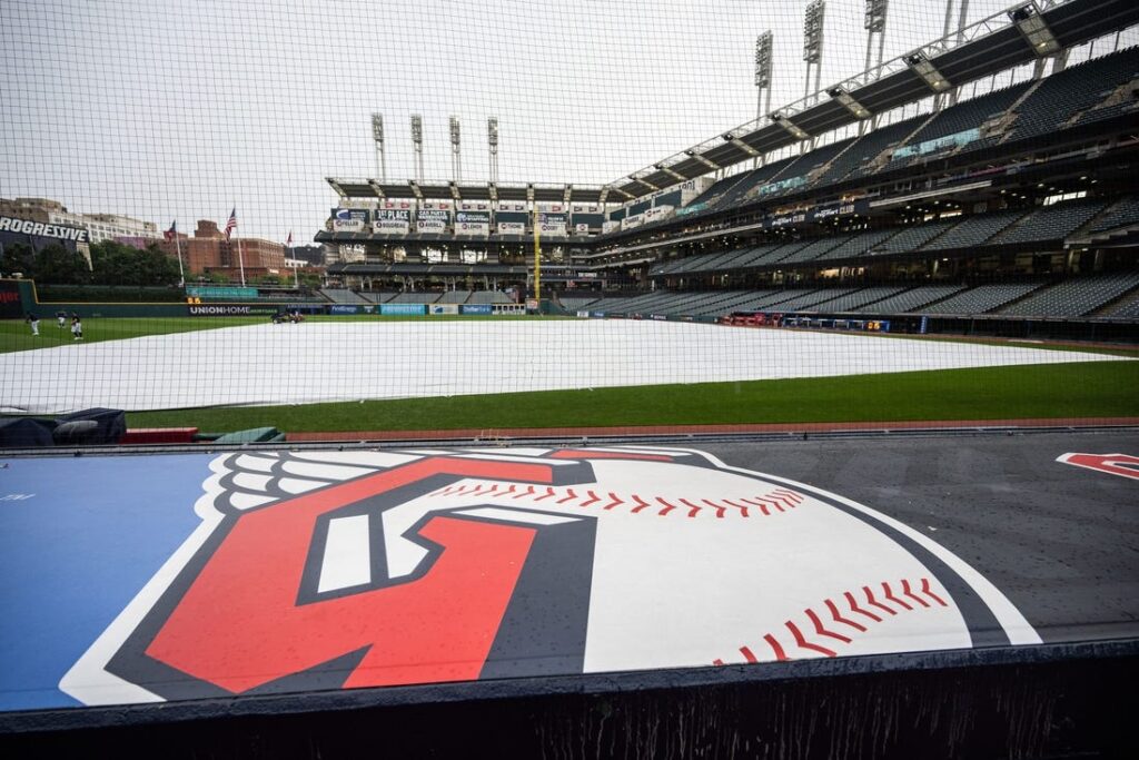 Progressive Field tarp