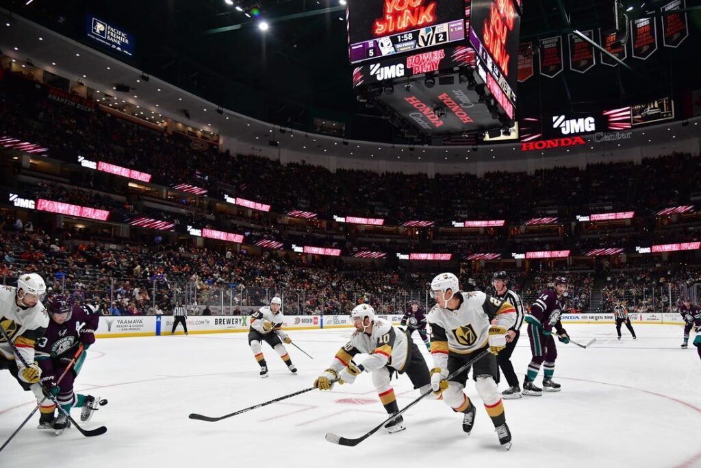 golden knights ducks