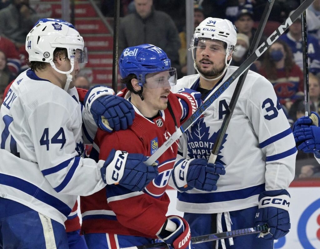 canadiens leafs