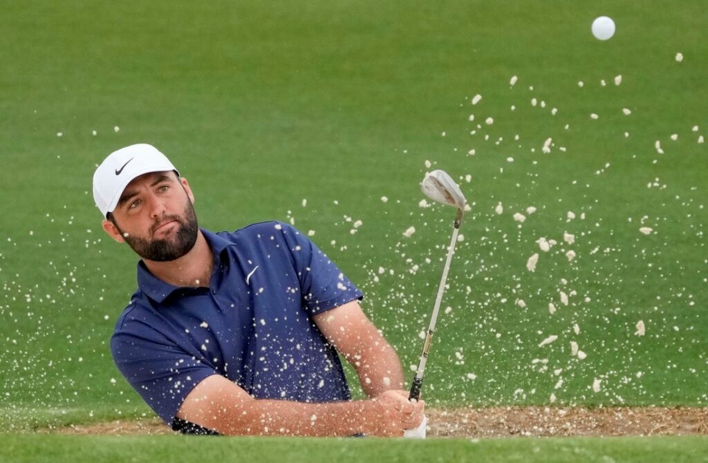 scottie scheffler, bunker