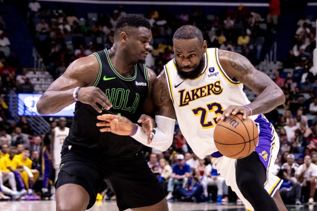 NBA Play In Lakers Pelicans Preview Props Prediction Field Level Media Professional sports content solutions FLM