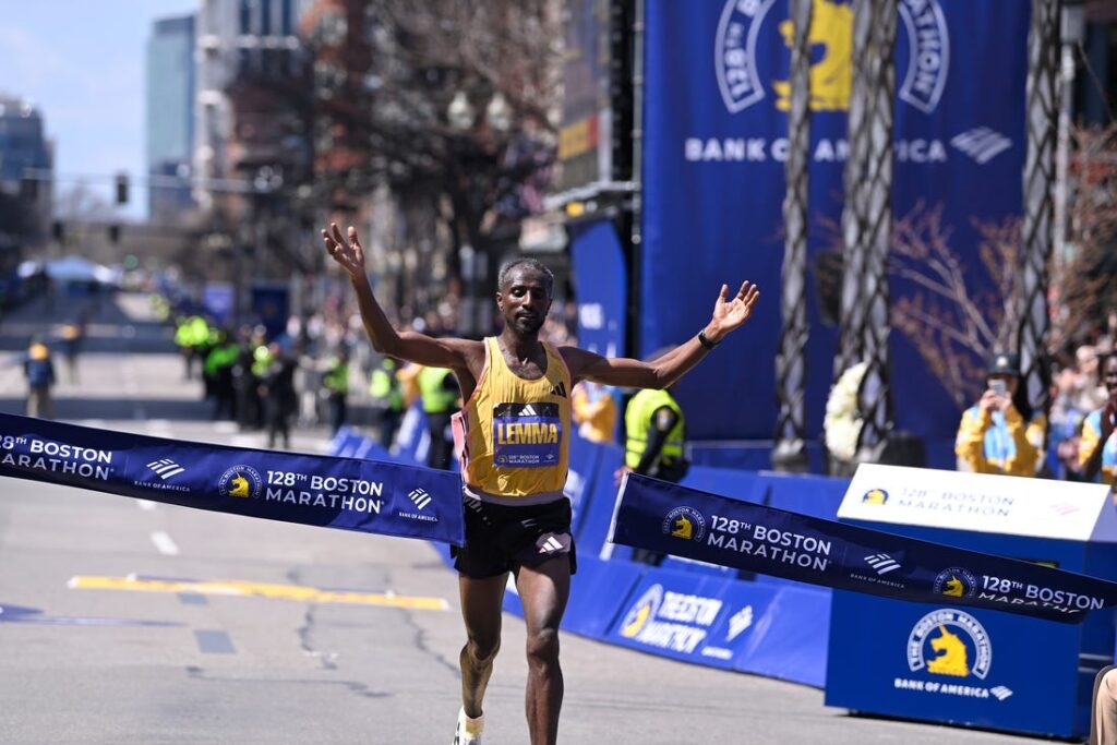 Hellen Obiri repeats; Ethiopia's Sisay Lemma wins his first Boston ...