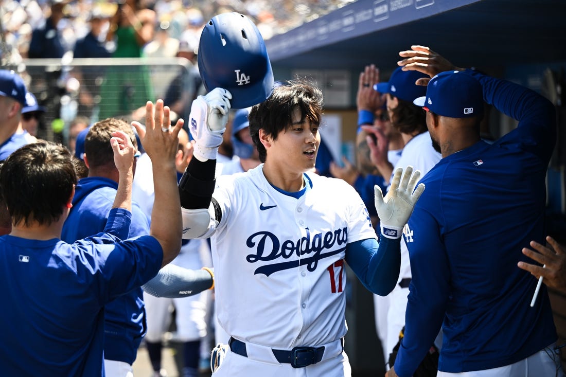 MLB roundup: Shohei Ohtani sets HR mark as Dodgers roll - Field Level Media  - Professional sports content solutions | FLM