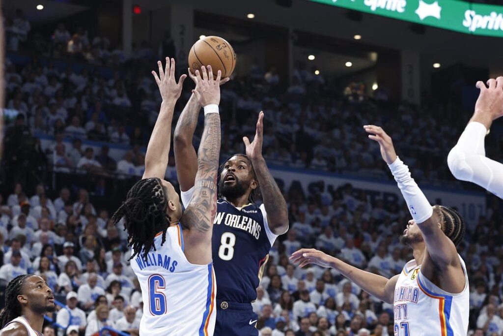 thunder, pelicans