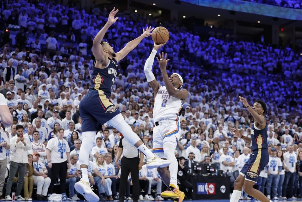 thunder, pelicans