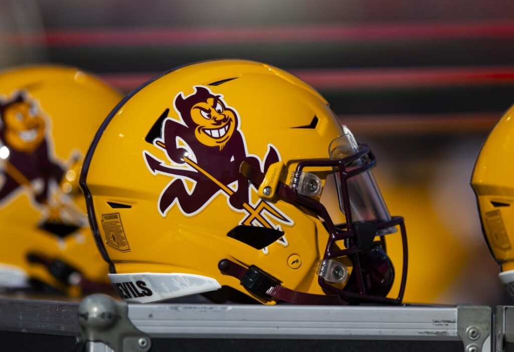 arizona state football helmet