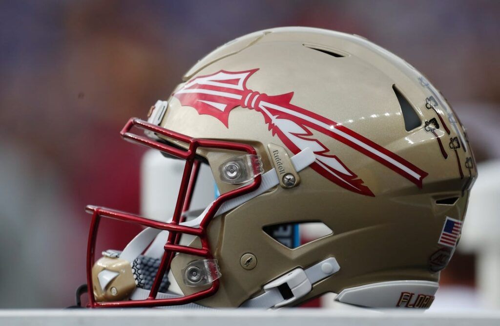 Seminoles football helmet