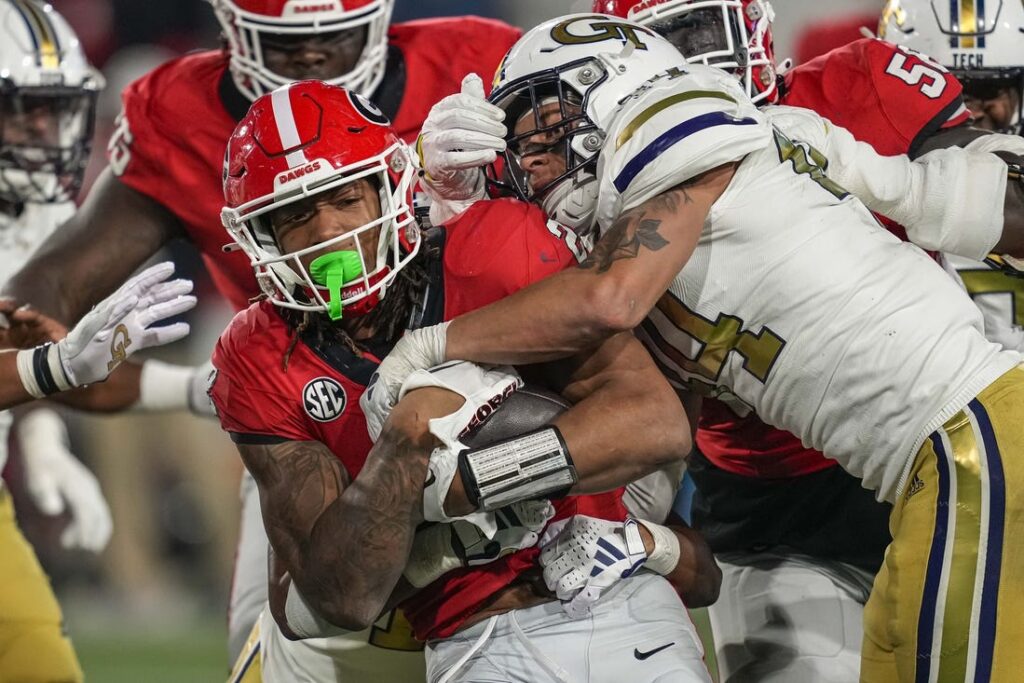 georgia bulldogs georgia tech football