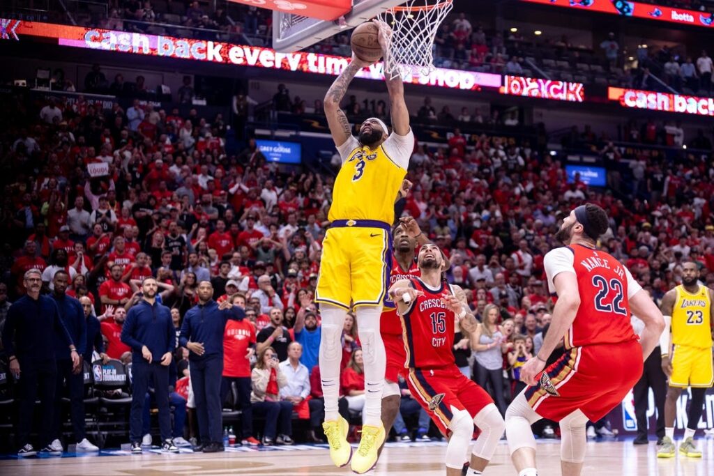 pelicans lakers
