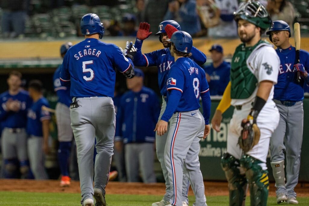 Rangers, Athletics,