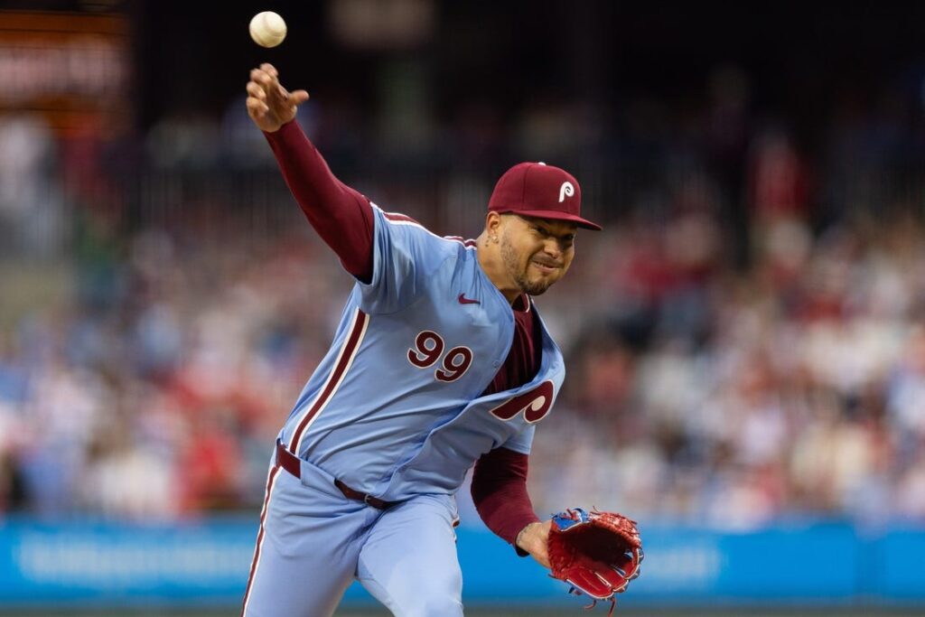 Phillies' Taijuan Walker Exits Start After Taking Ball Off Foot - Field ...