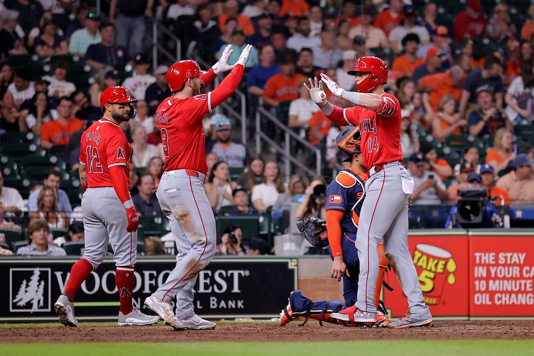 Seven-run inning propels Angels past Astros - Field Level Media -  Professional sports content solutions | FLM