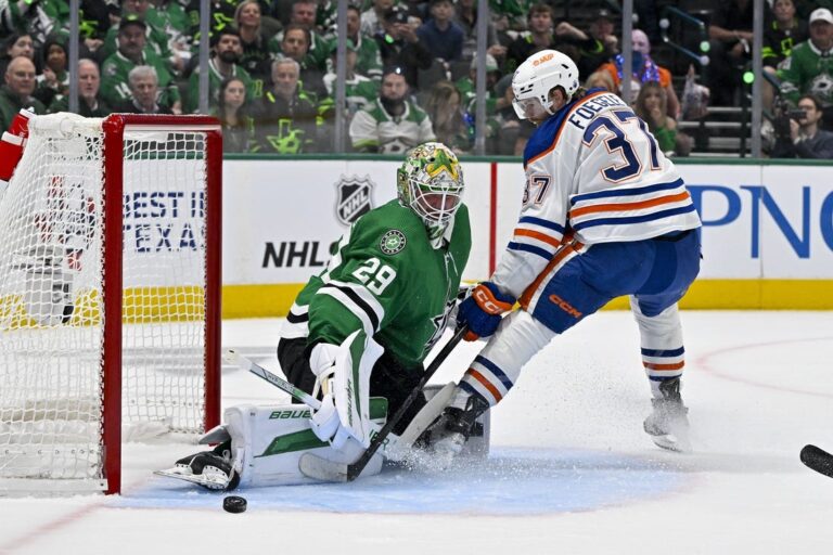 Connor McDavid's Goal In 2nd OT Gives Oilers 1-0 Lead Over Stars ...