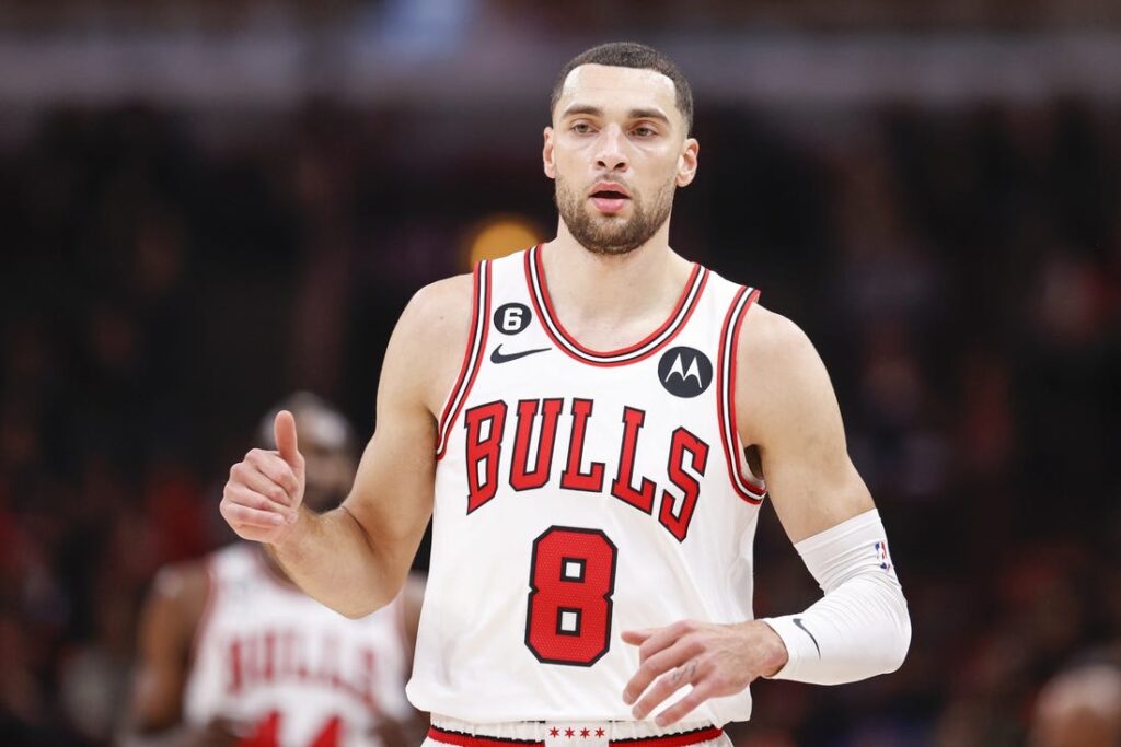zach lavine bulls react