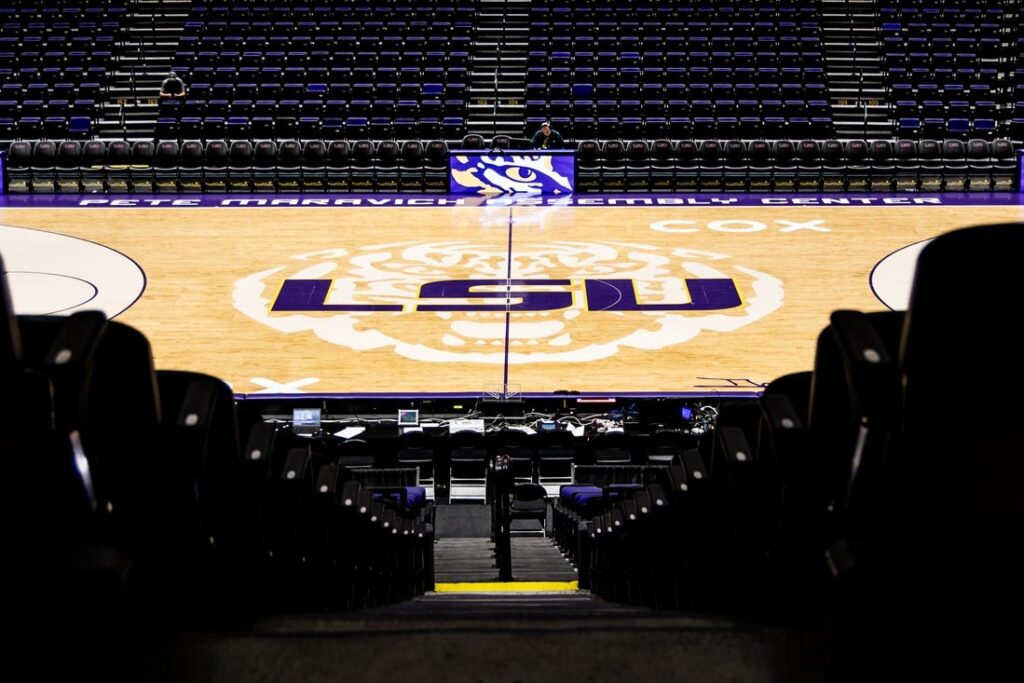 LSU basketball general view