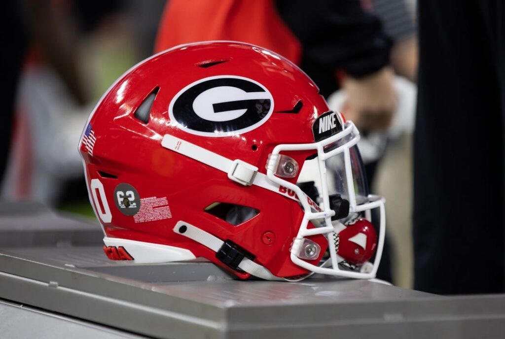 Georgia Bulldogs helmet