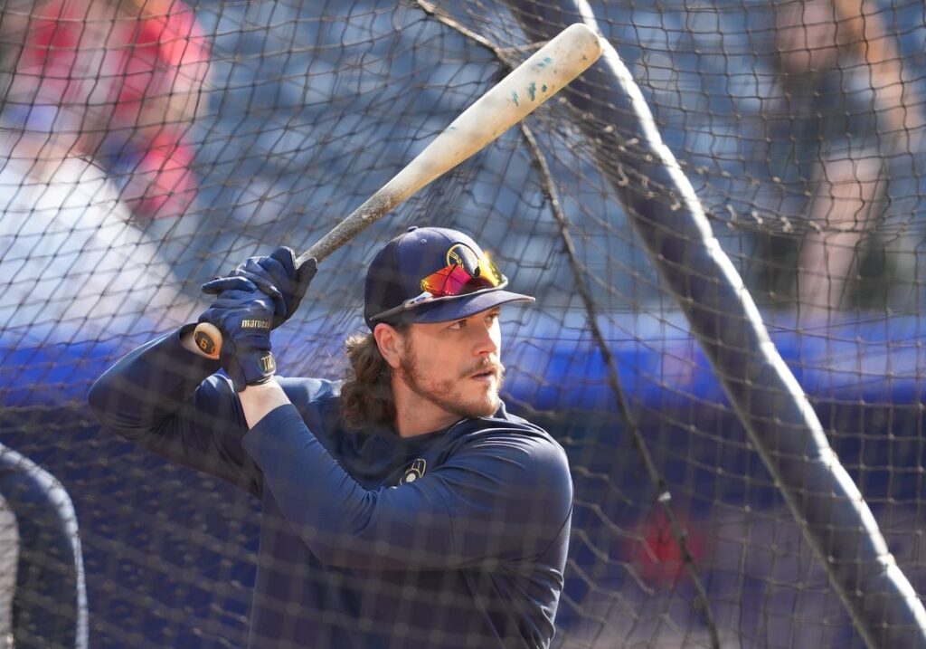 brian anderson brewers practice