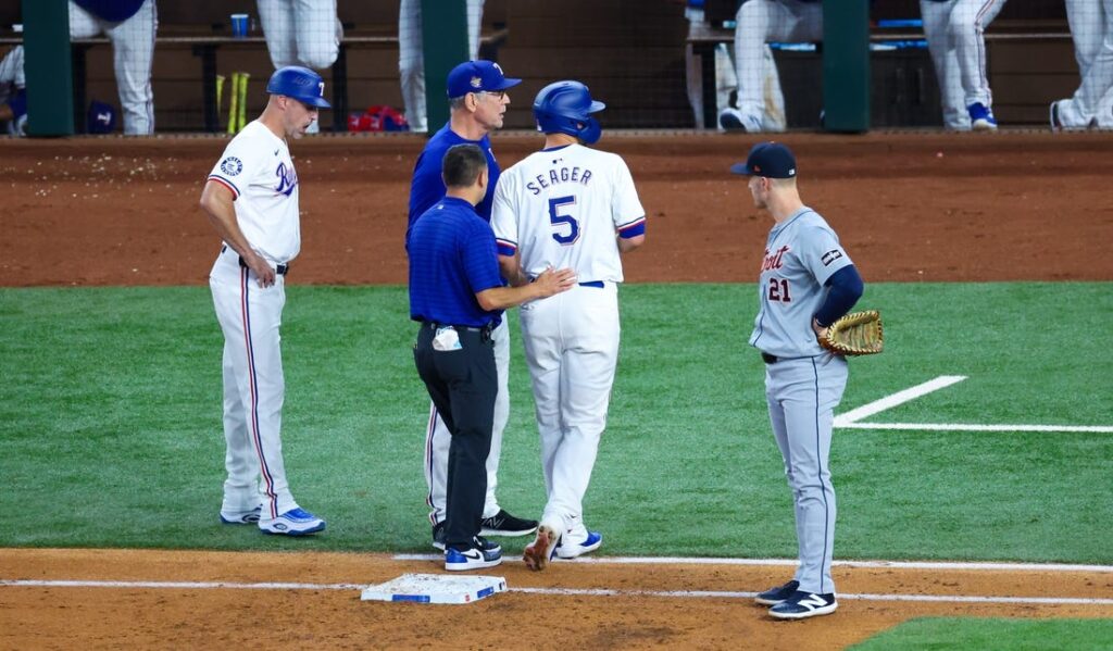 Rangers star SS Corey Seager (hamstring) not in Friday's lineup - Field ...