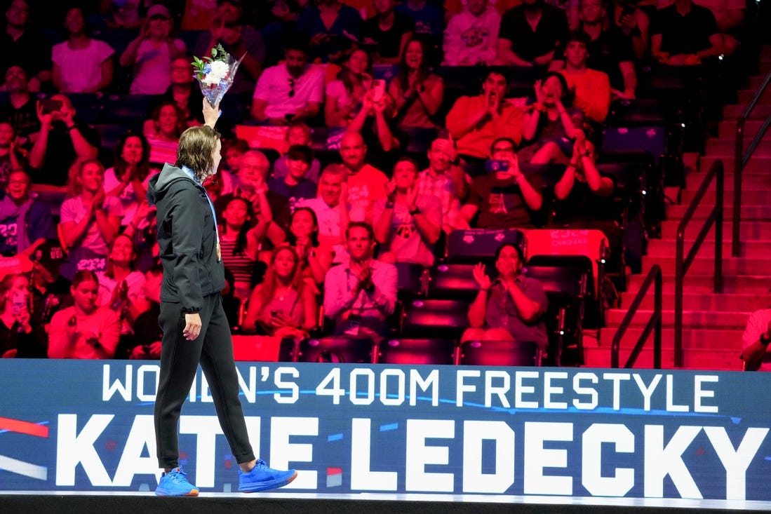 Katie Ledecky wins 400m free to secure 4th trip to Olympics Field