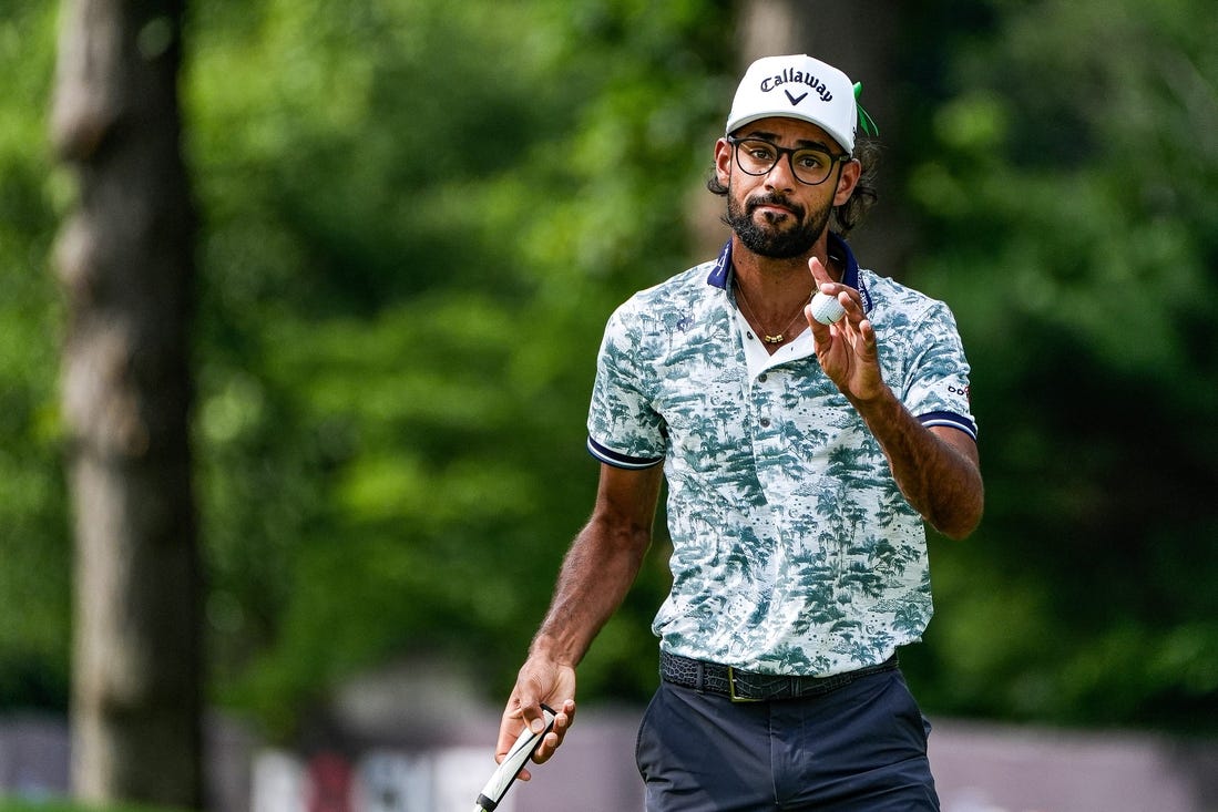 Akshay Bhatia, Aaron Rai keep lead at tight Rocket Mortgage Classic ...