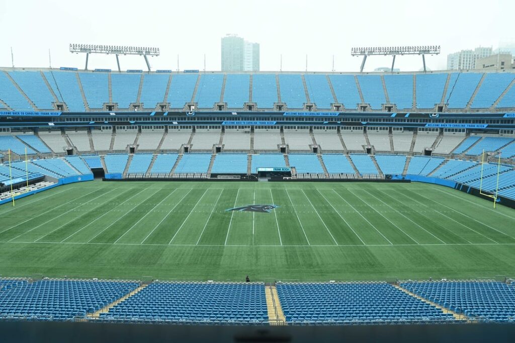 carolina panthers general view stadium