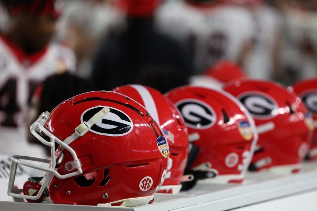 georgia football helmet
