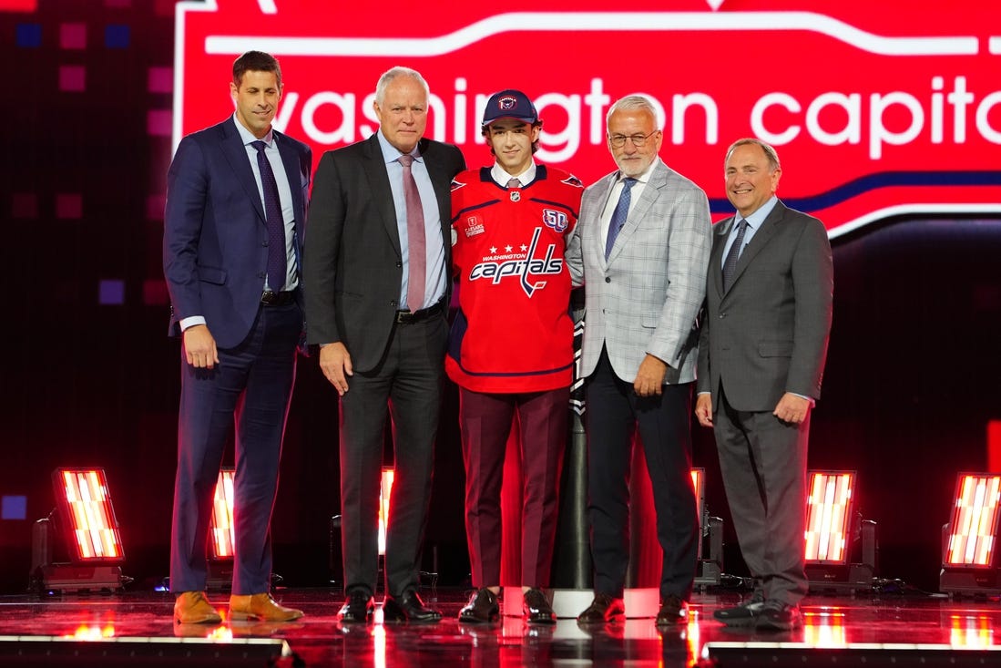 Capitals sign first-round pick Terik Parascak - Field Level Media - Professional sports content solutions | FLM