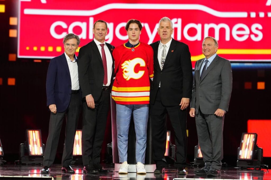 Flames sign first-rounders Zayne Parekh, Matvei Gridin to 3-year deals ...