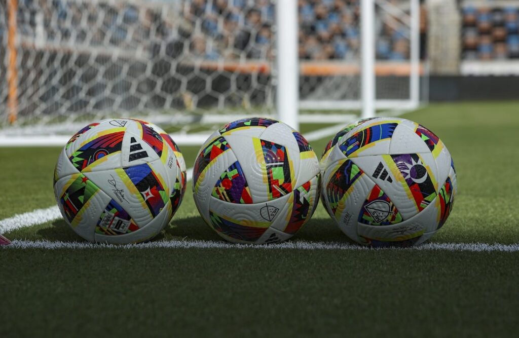 mls soccer ball general view