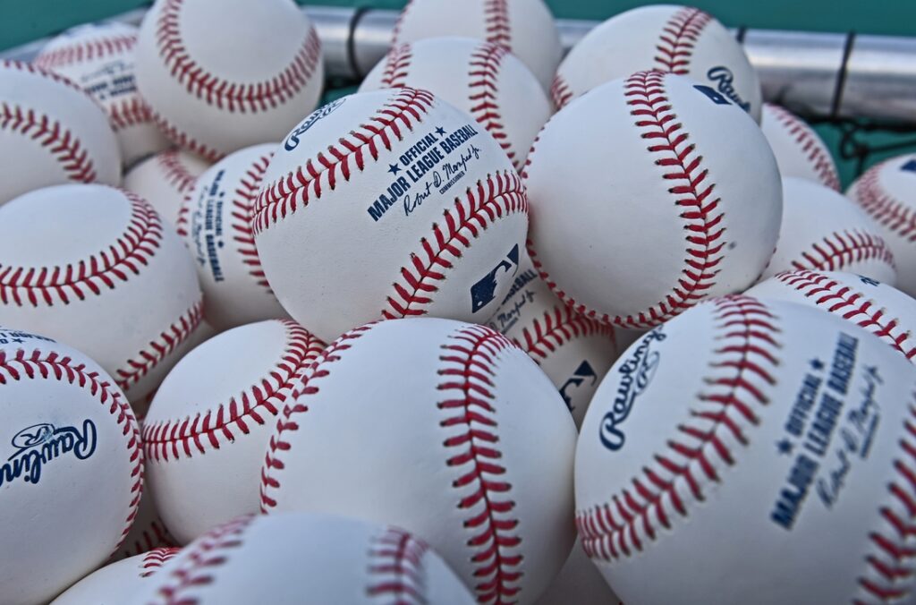 baseballs general view