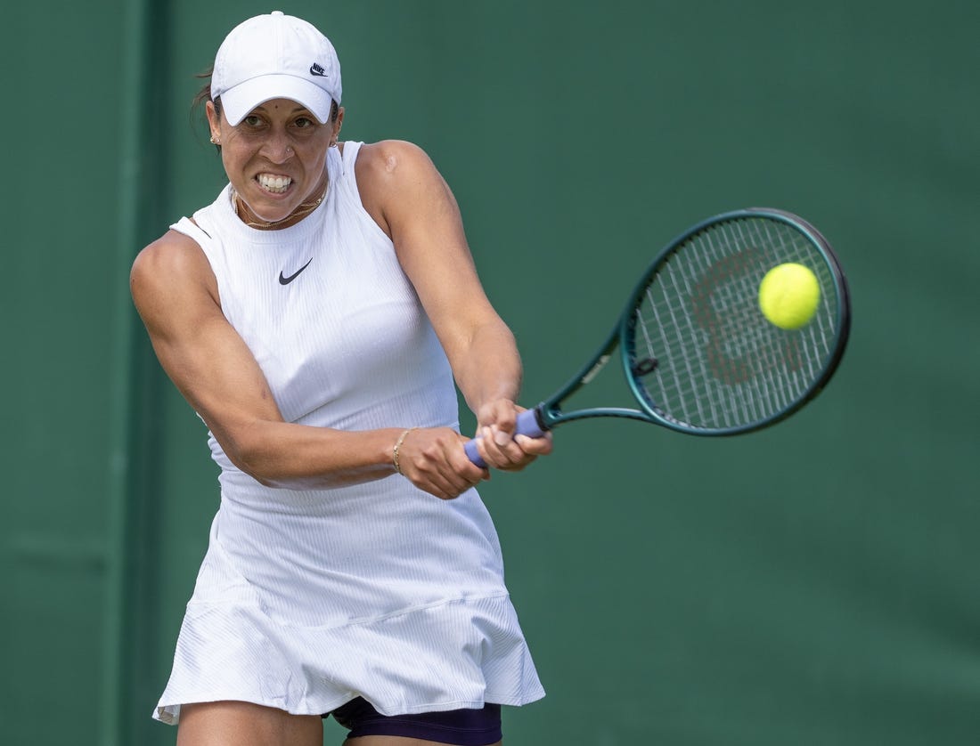 Madison Keys (leg) retires in Wimbledon fourth round Field Level