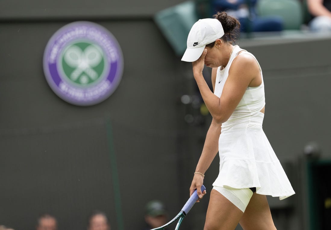 Madison Keys hurt hamstring in Wimbledon pullout match Field Level