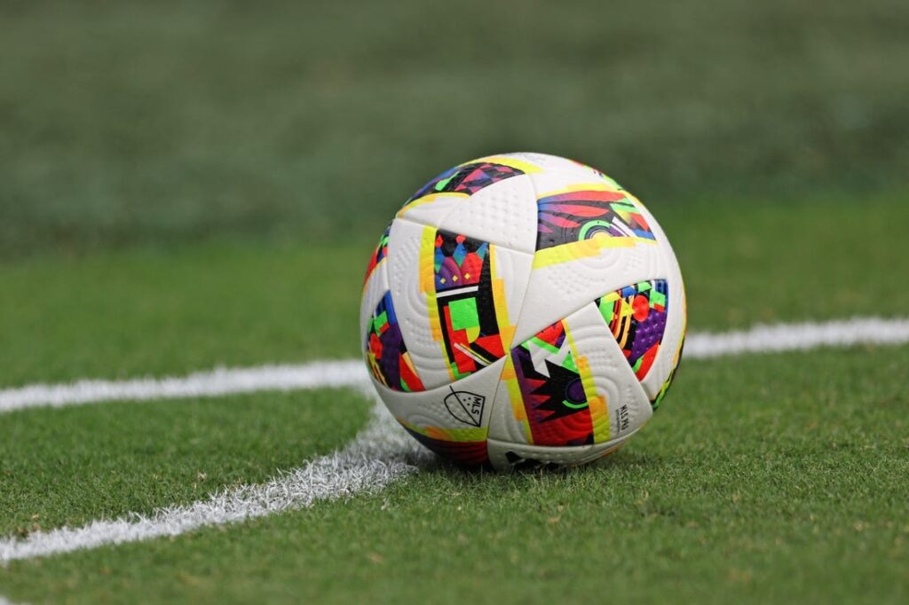 mls soccer balls general view