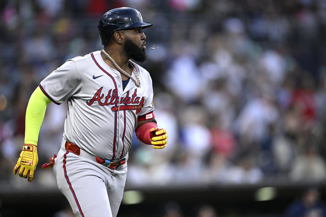 Braves' Marcell Ozuna aims to continue power display vs. Padres - Field ...