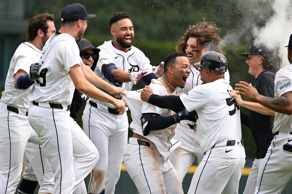 Tigers celebrate