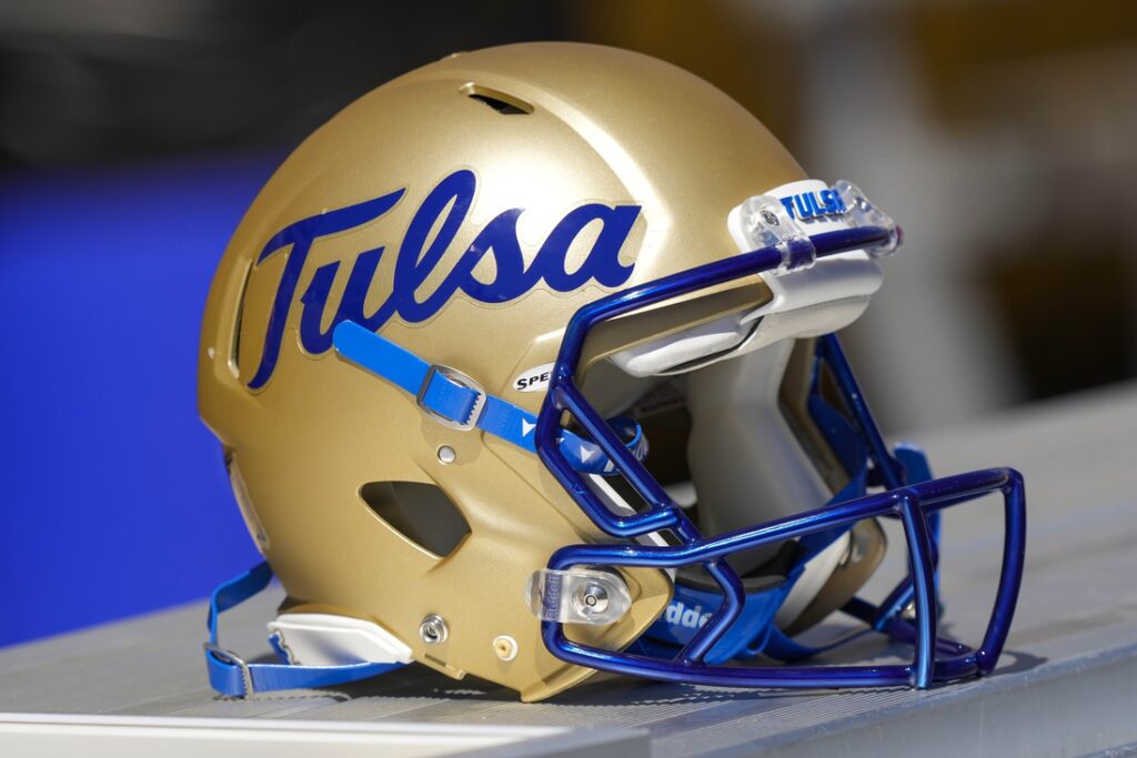 tulsa football helmet