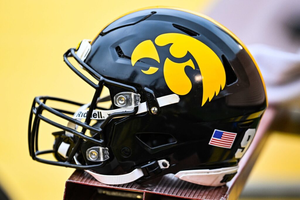 Iowa Hawkeyes helmet