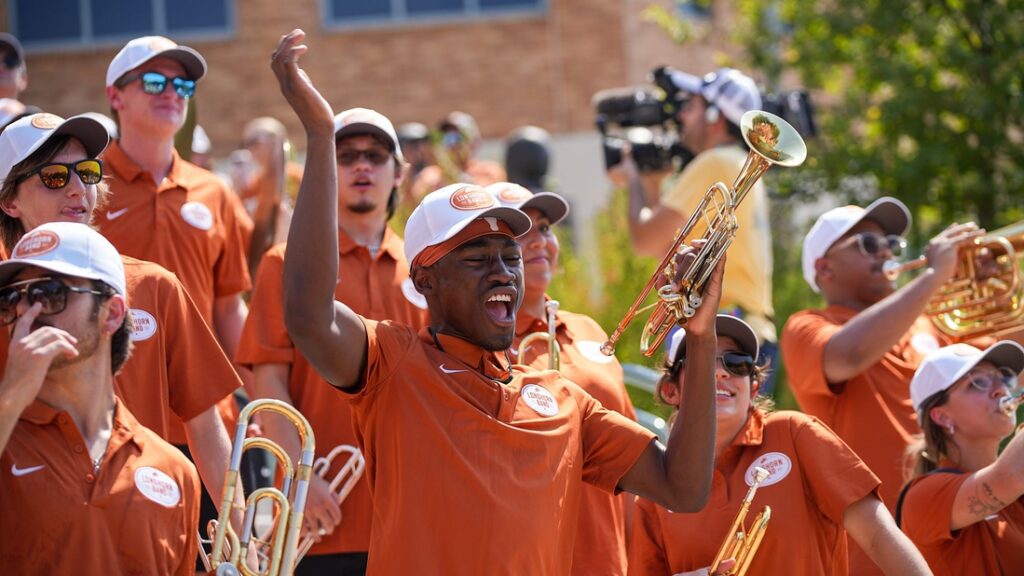 outside darrell royal stadium