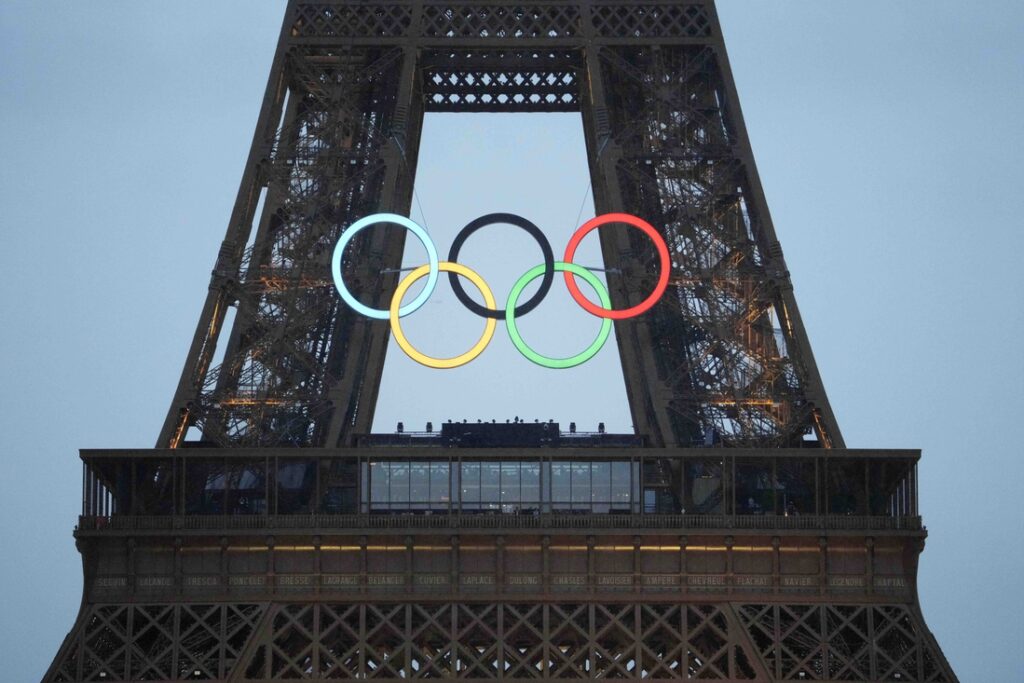 olympic rings ceremony