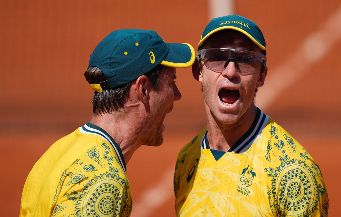 Australian duo captures gold in men's doubles tennis - Field Level ...