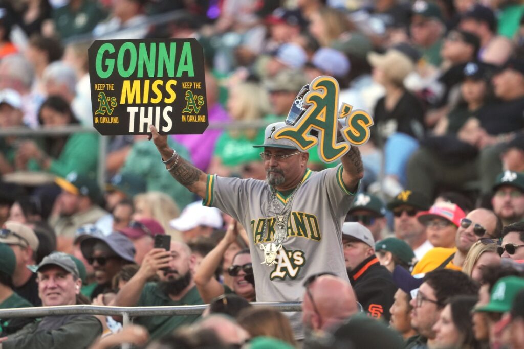 giants athletics fans