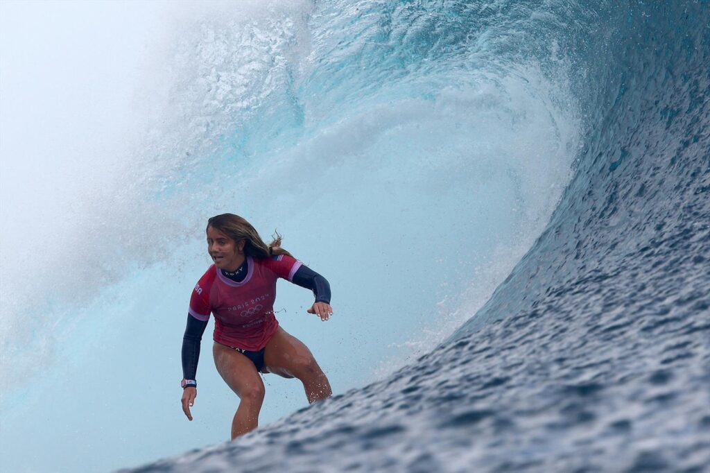 Caroline Marks, Paris, Olympics, surfing, Tahiti