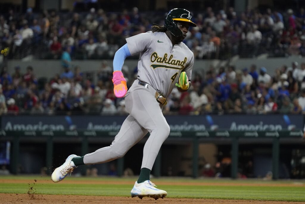 athletics rangers
