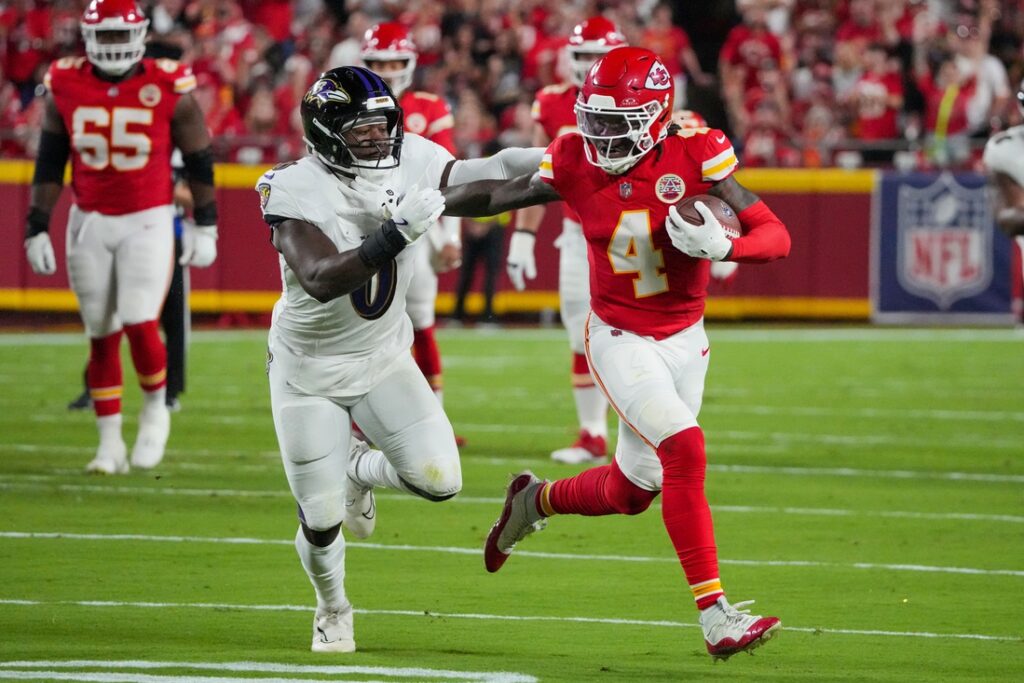 Chiefs, Ravens, rice